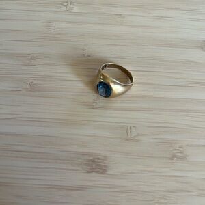 10k Gold Ring with Topaz Stone